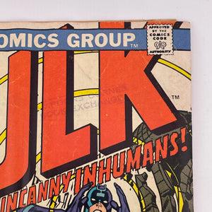 Marvel comics The incredible hulk battles the uncanny inhumans issue #175 *see photos* FRENLY BRICKS - Open 7 Days