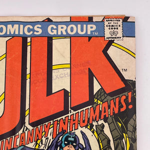 Marvel comics The incredible hulk battles the uncanny inhumans issue #175 *see photos* FRENLY BRICKS - Open 7 Days