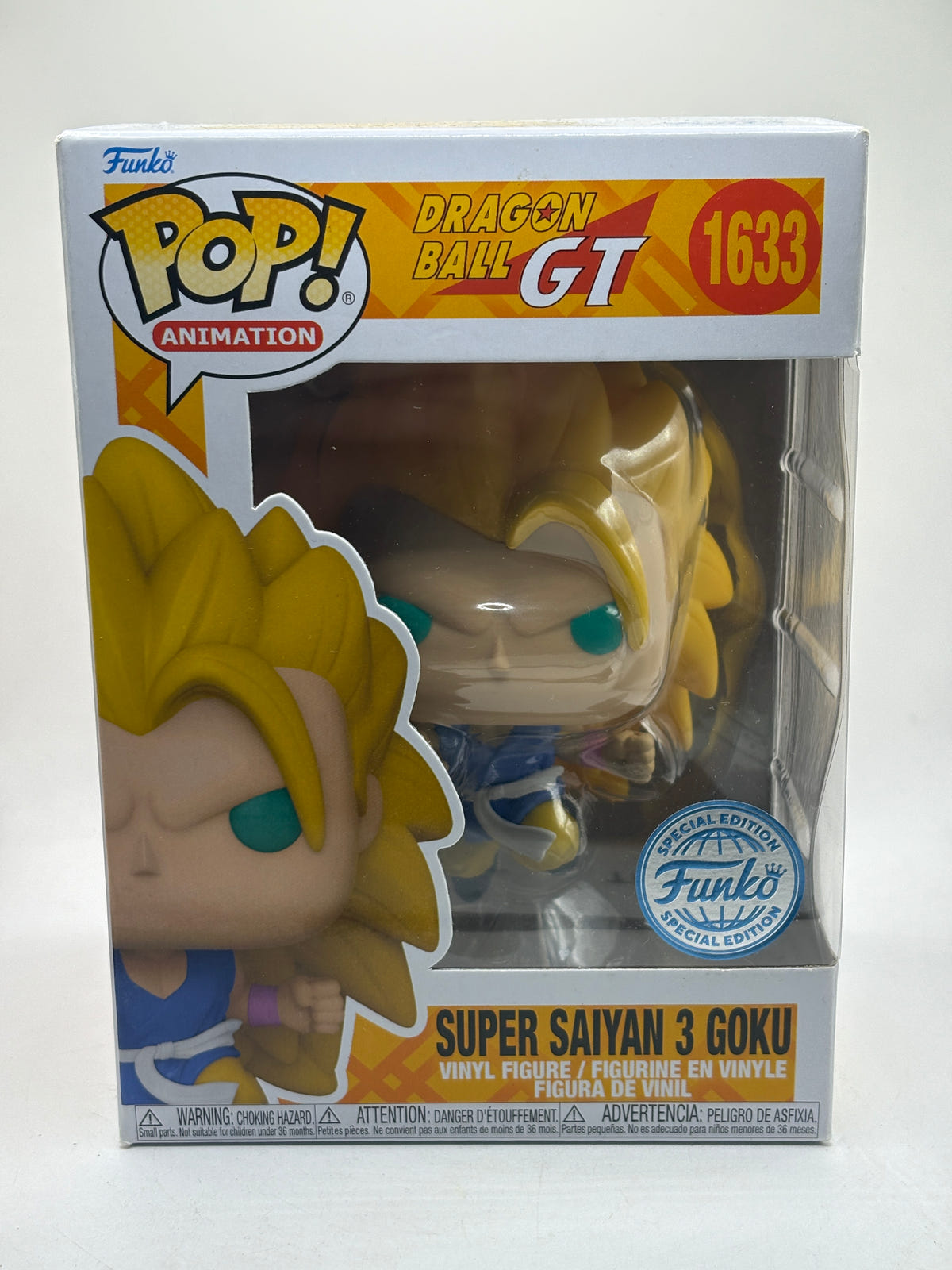 Funko POP! Animation Dragon Ball GT #1633 Super Saiyan 3 Goku SE product image image 1