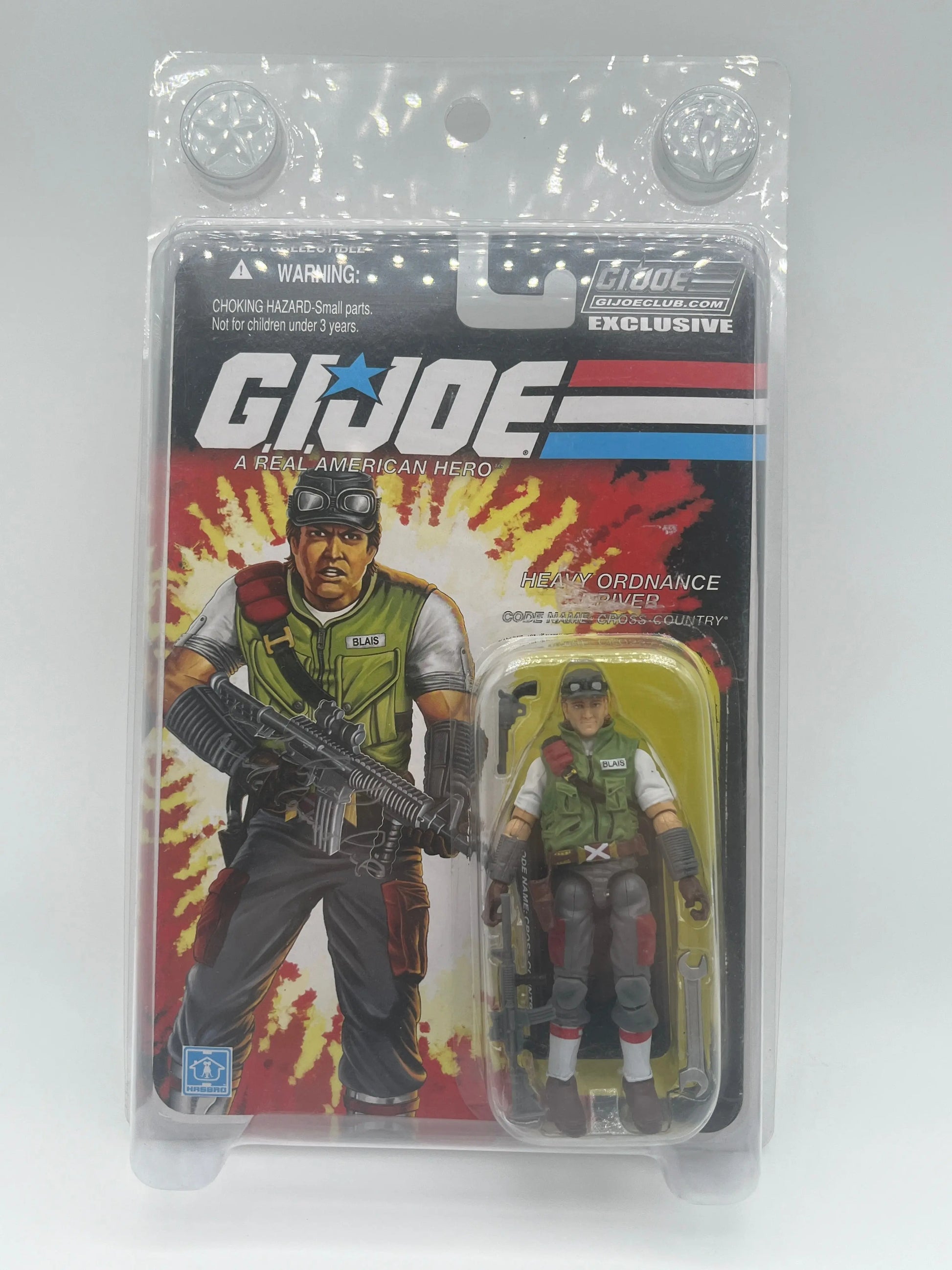 GI Joe 25th Anniversary CROSS COUNTRY FSS Collectors Club 2014 Joecon FRENLY BRICKS - Open 7 Days