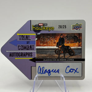 2023 Upper Deck Marvel Studios Hawkeye 20/25 Alaqua Cox as Maya Lopez Auto FRENLY BRICKS - Open 7 Days
