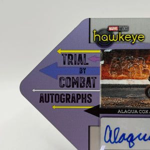 2023 Upper Deck Marvel Studios Hawkeye 20/25 Alaqua Cox as Maya Lopez Auto FRENLY BRICKS - Open 7 Days