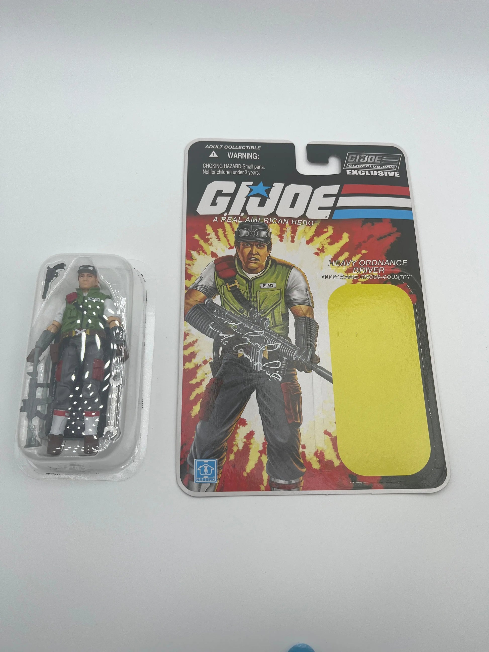 GI Joe 25th Anniversary CROSS COUNTRY FSS Collectors Club 2014 Joecon FRENLY BRICKS - Open 7 Days