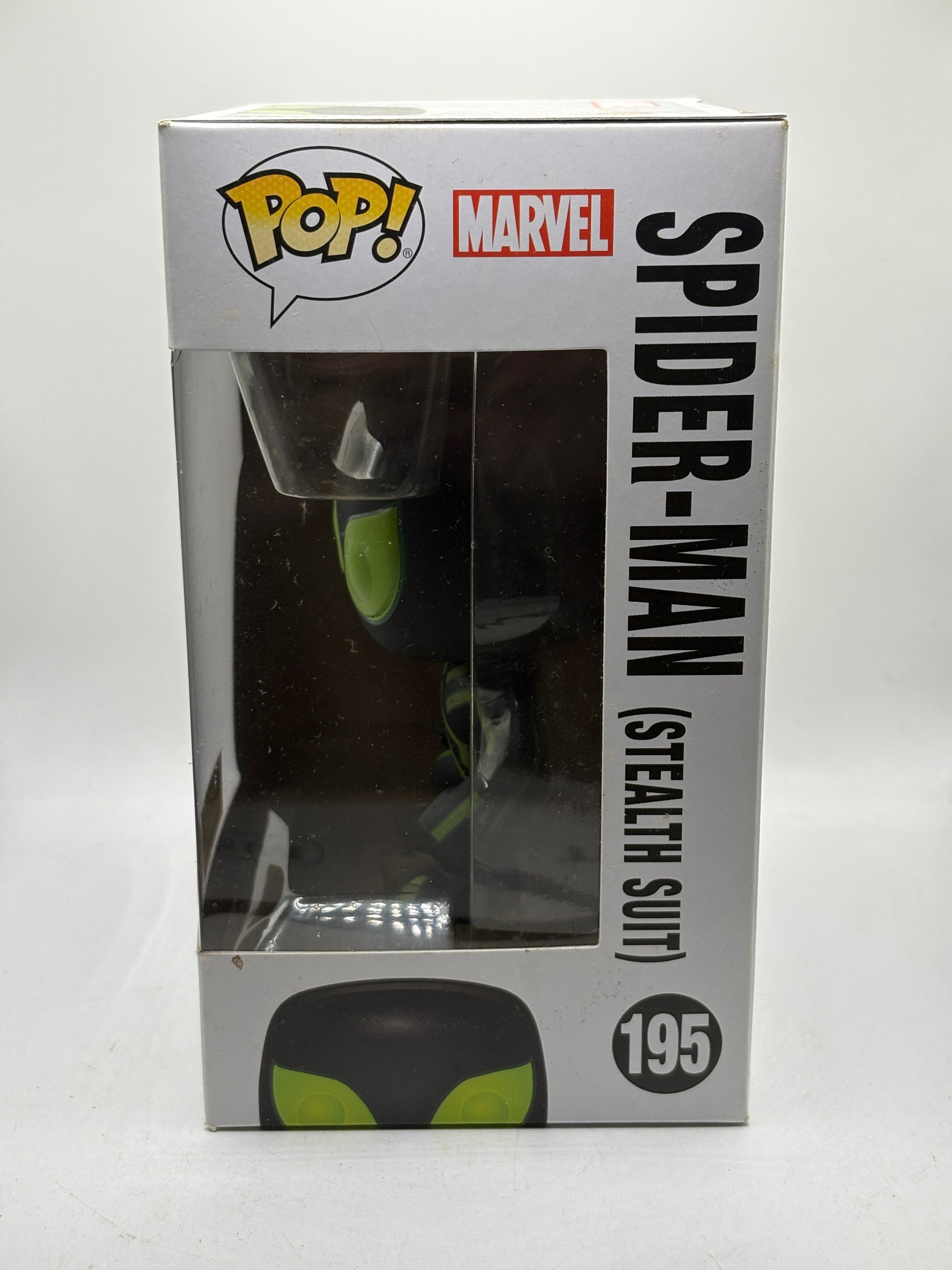 Funko POP! Marvel #195 Spider-Man (Stealth Suit) Hot Topic Exclusive Glow image 2 image 2