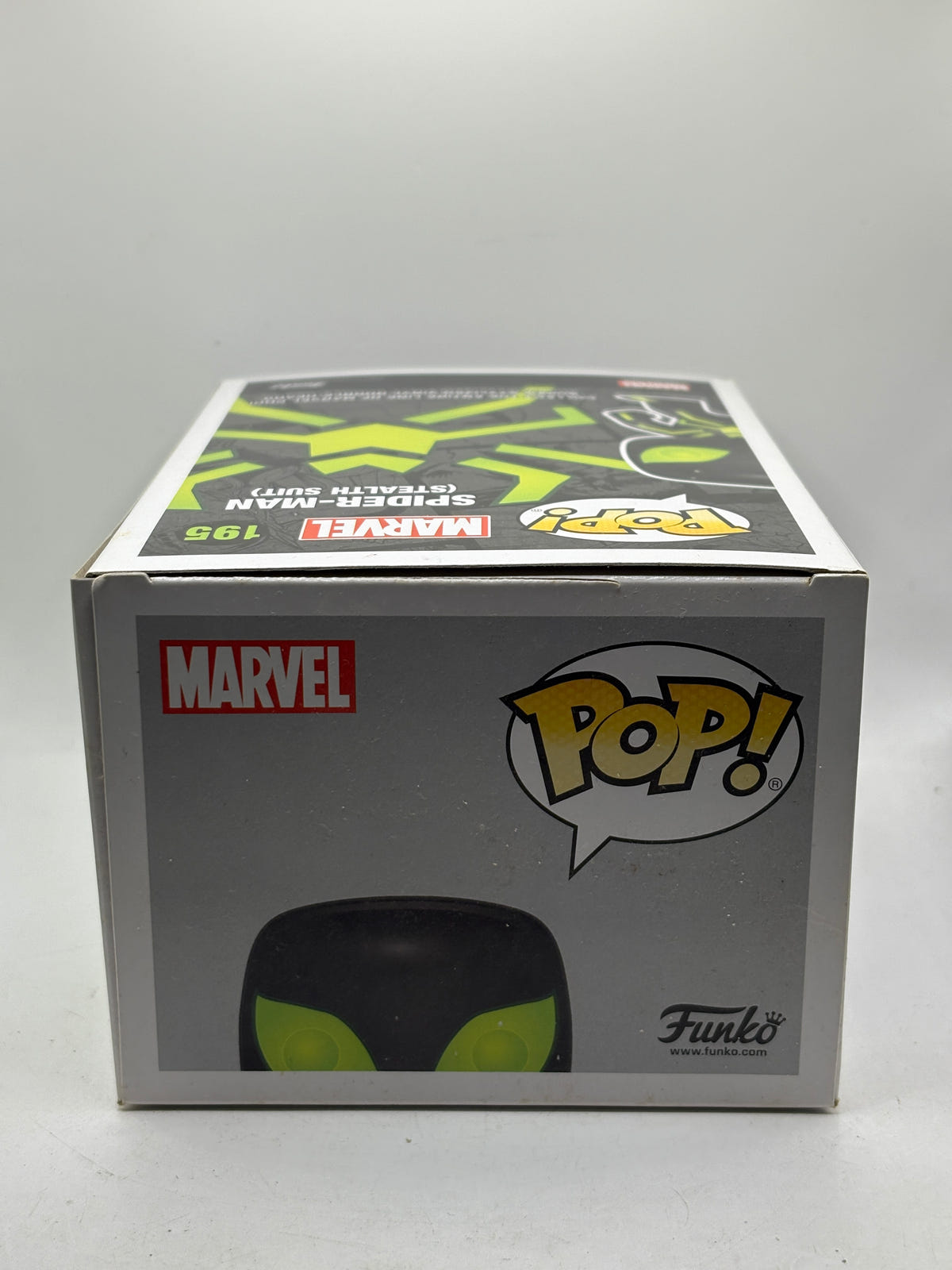 Funko POP! Marvel #195 Spider-Man (Stealth Suit) Hot Topic Exclusive Glow image 11 image 11