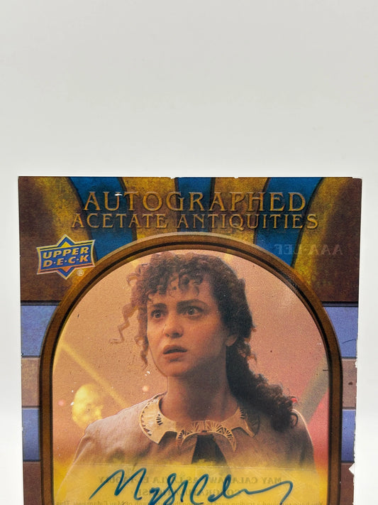 2023 UD Marvel Moon Knight May Calamawy as Layla El-Faouly /100 Auto FRENLY BRICKS - Open 7 Days