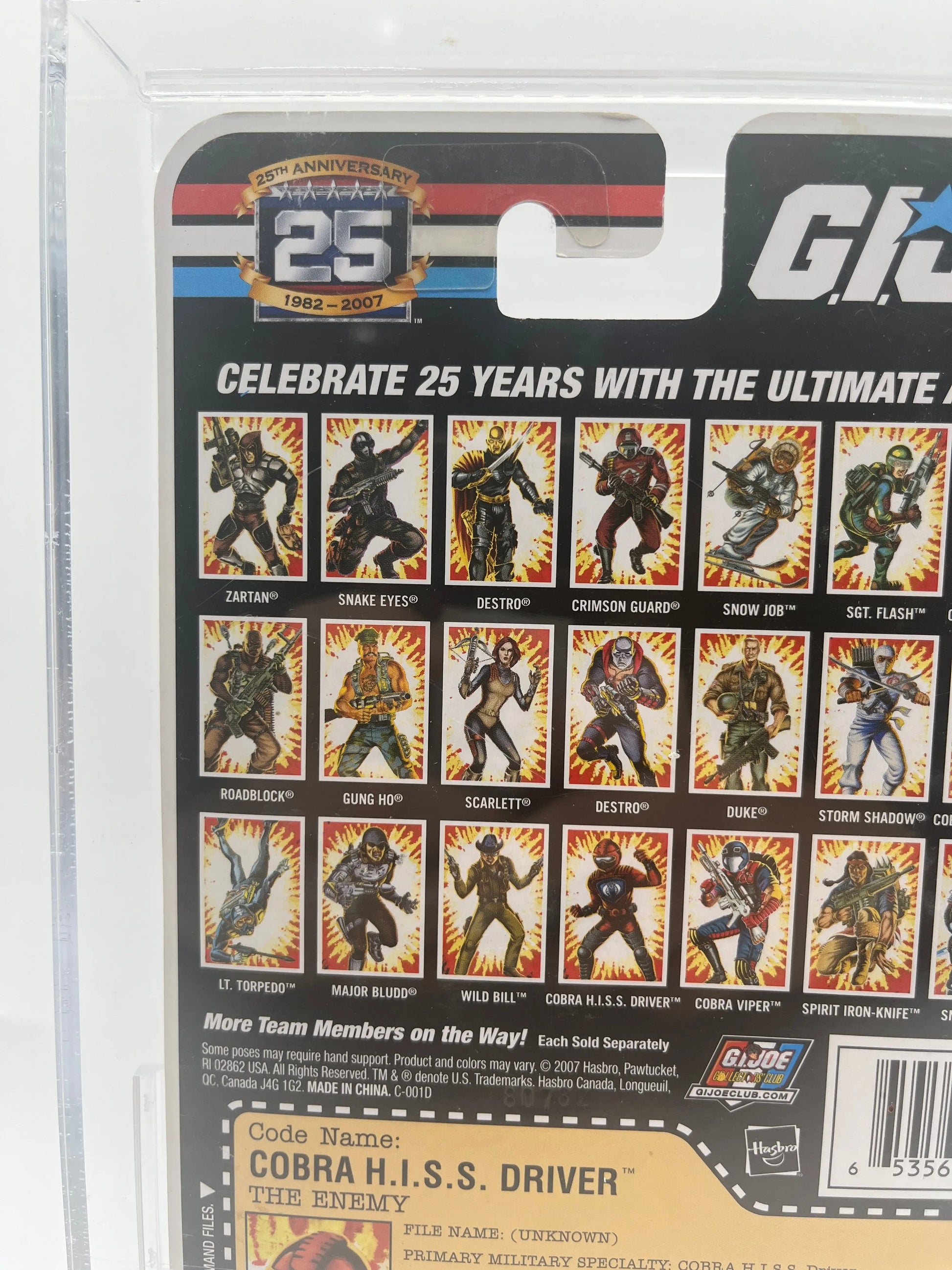 GI Joe AFA Graded 8.5 FRENLY BRICKS - Open 7 Days