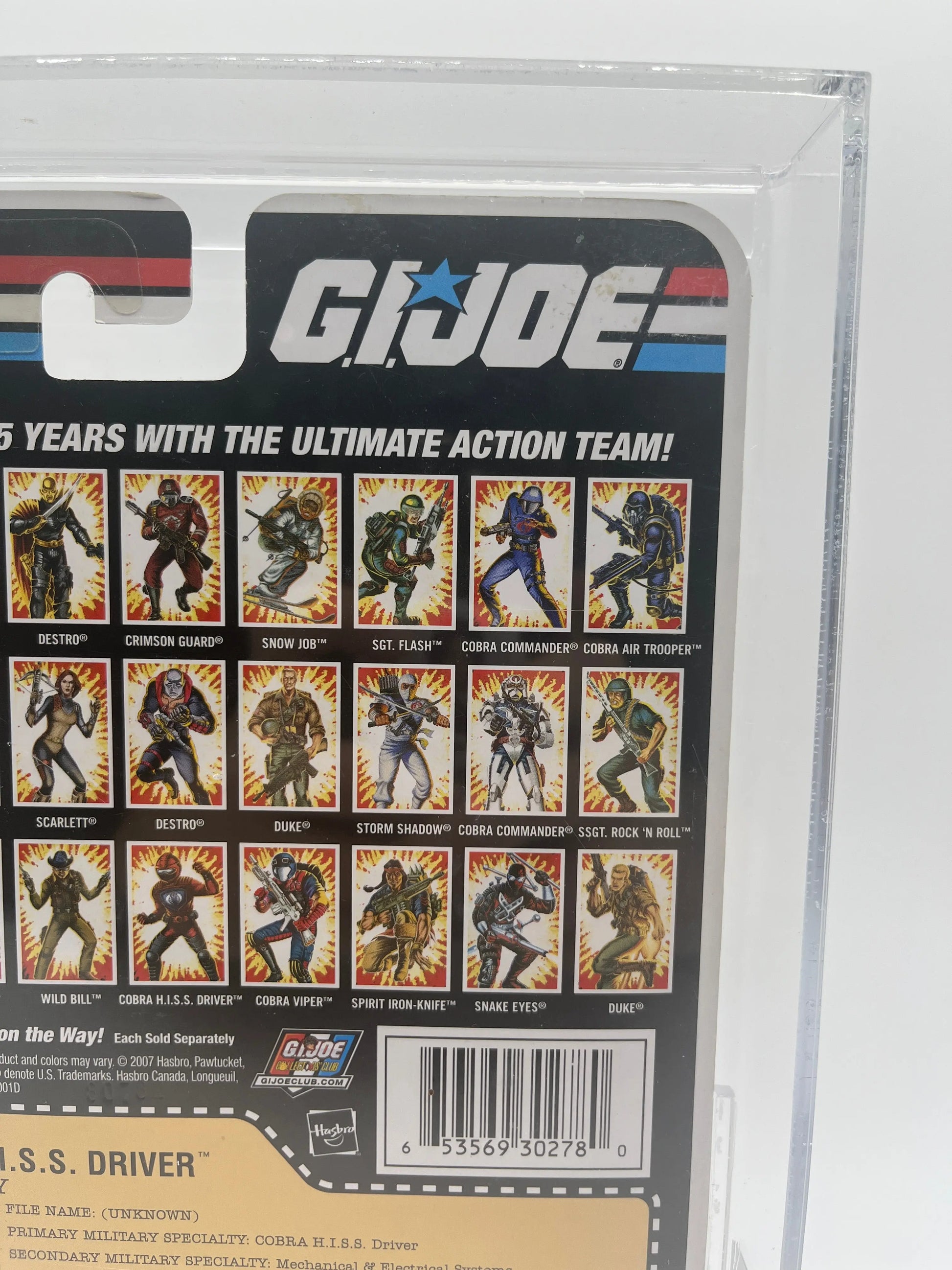 GI Joe AFA Graded 8.5 FRENLY BRICKS - Open 7 Days
