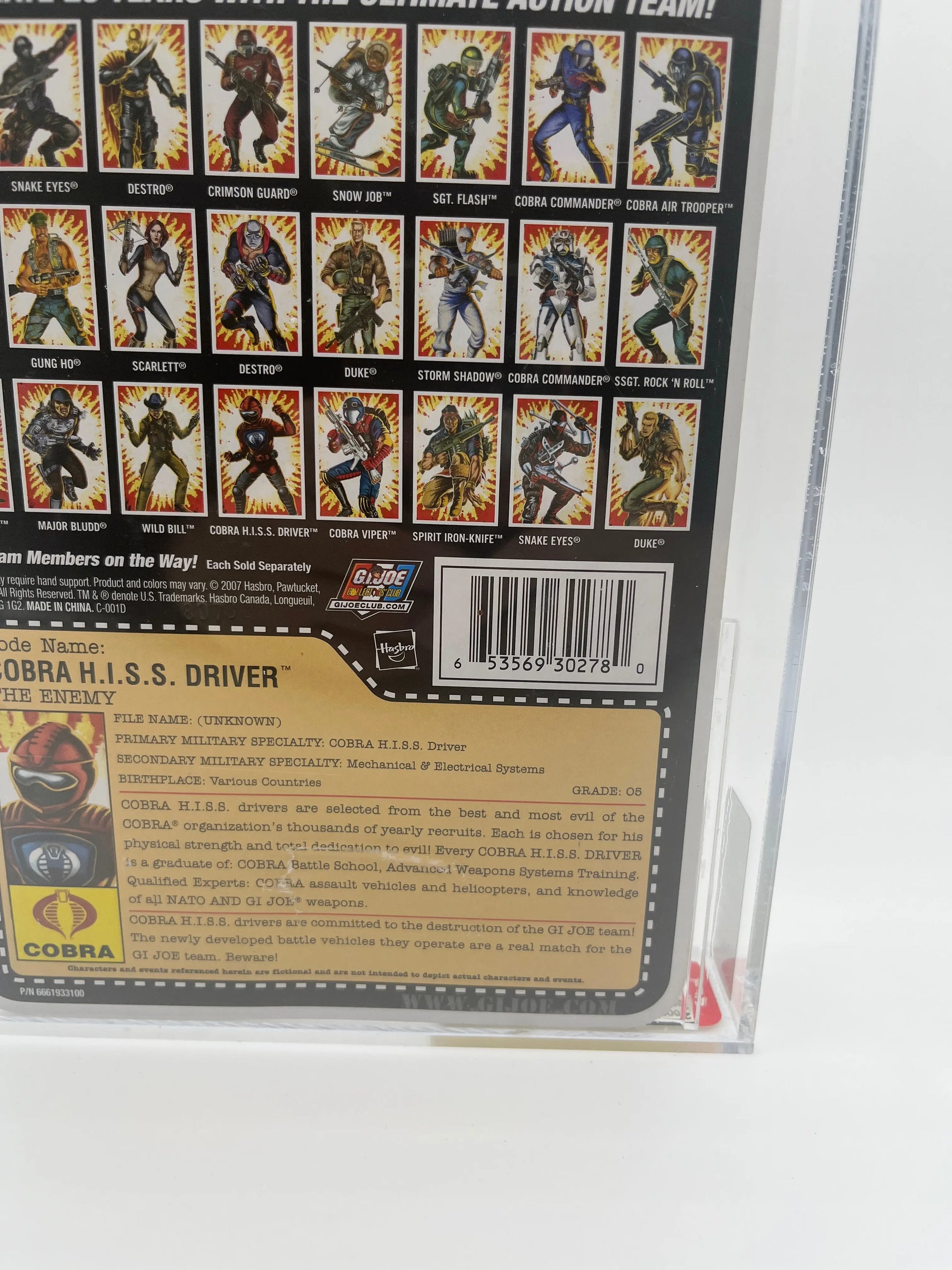 GI Joe AFA Graded 8.5 FRENLY BRICKS - Open 7 Days