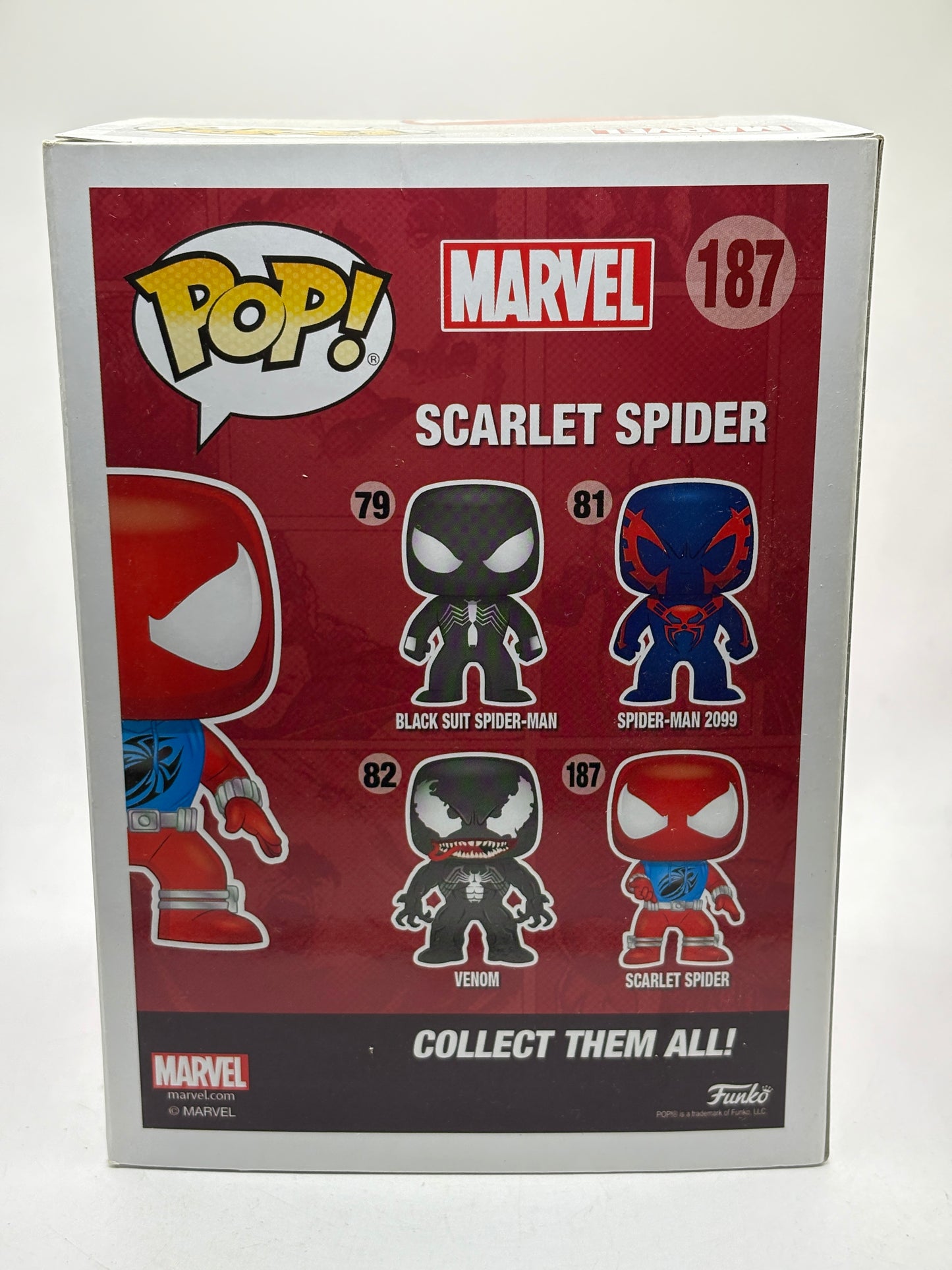 Funko POP! Marvel #187 Scarlet Spider Vinyl Bobble-Head image 9