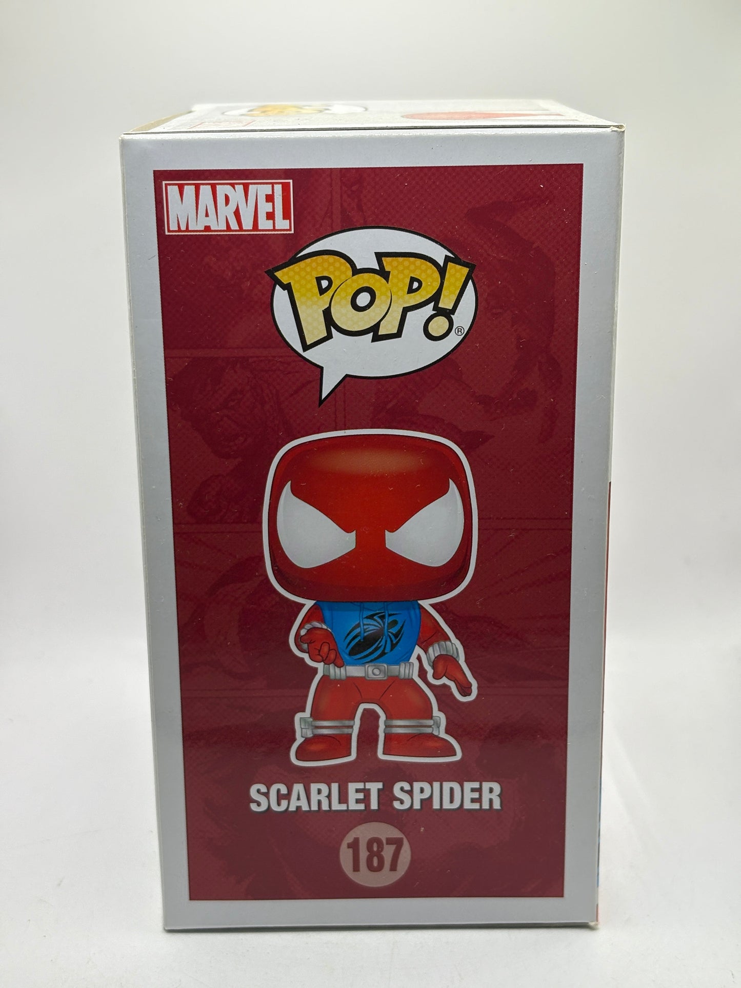 Funko POP! Marvel #187 Scarlet Spider Vinyl Bobble-Head image 4