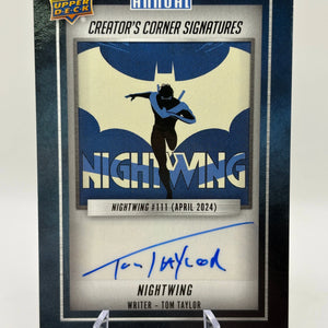 2023-24 Upper Deck DC Annual Creator’s Corner Nightwing Tom Taylor Auto FRENLY BRICKS - Open 7 Days