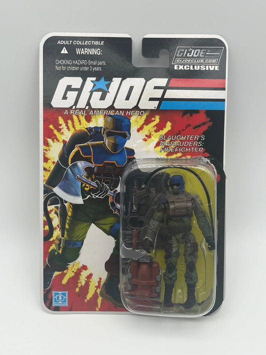 GI Joe ARAH Slaughter's Marauders: Firefighter Barbecue Figure 2018 Hasbro FRENLY BRICKS - Open 7 Days