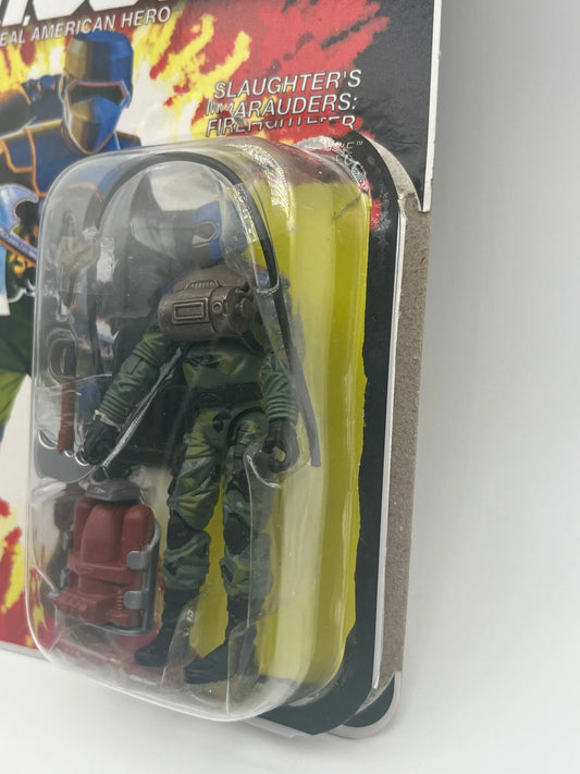 GI Joe ARAH Slaughter's Marauders: Firefighter Barbecue Figure 2018 Hasbro FRENLY BRICKS - Open 7 Days