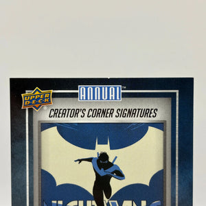 2023-24 Upper Deck DC Annual Creator’s Corner Nightwing Tom Taylor Auto FRENLY BRICKS - Open 7 Days