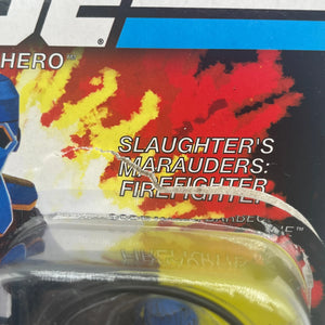 GI Joe ARAH Slaughter's Marauders: Firefighter Barbecue Figure 2018 Hasbro FRENLY BRICKS - Open 7 Days