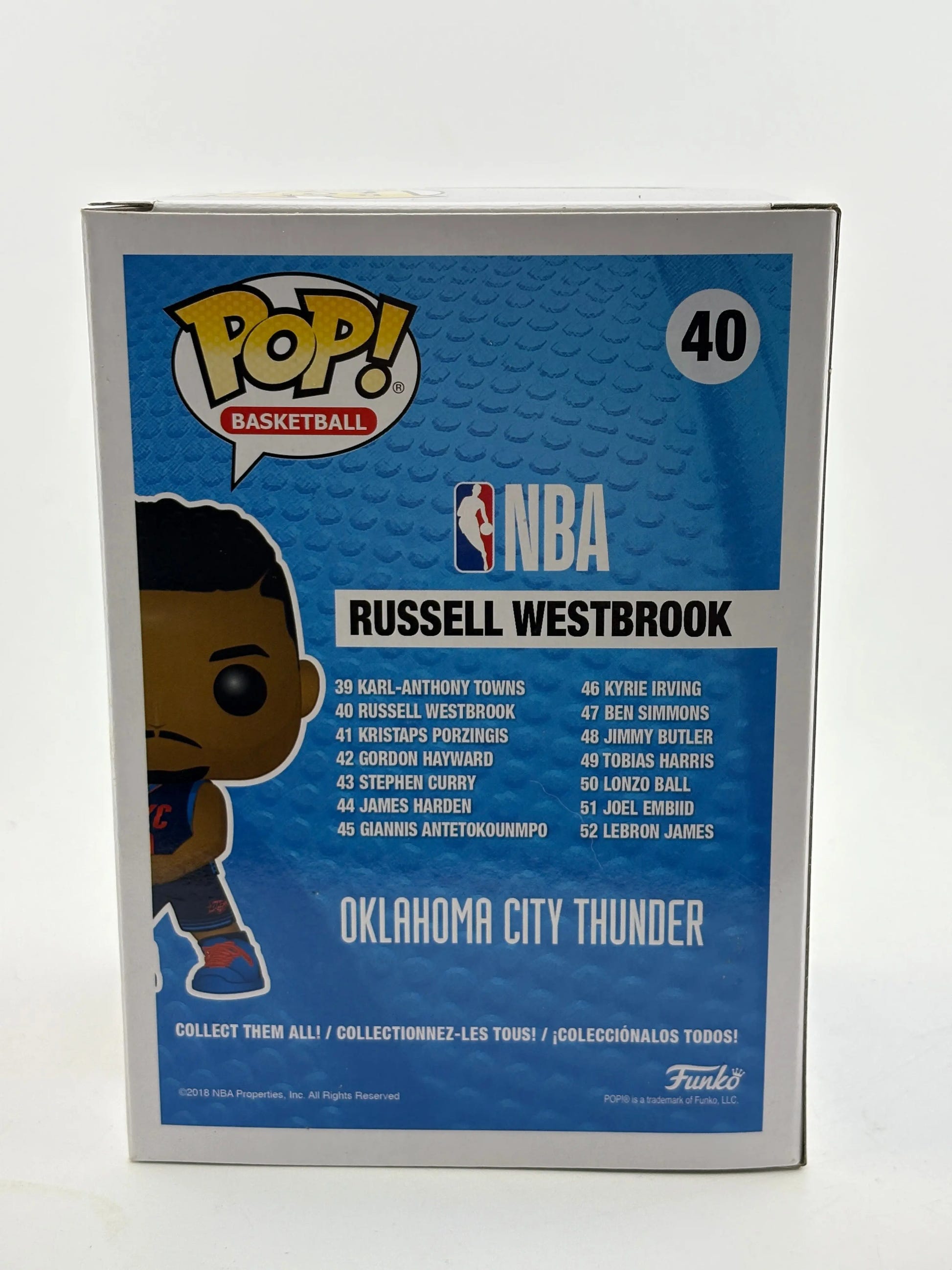 Funko POP! Basketball OKC Thunder #40 Russell Westbrook Vinyl Figure FRENLY BRICKS - Open 7 Days image 3