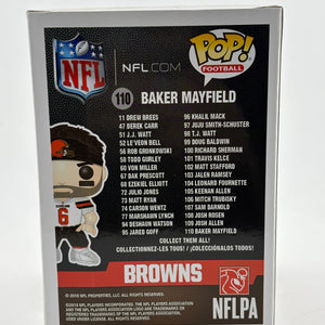 Funko POP! Football Browns #110 Baker Mayfield Vinyl Figure White FRENLY BRICKS - Open 7 Days