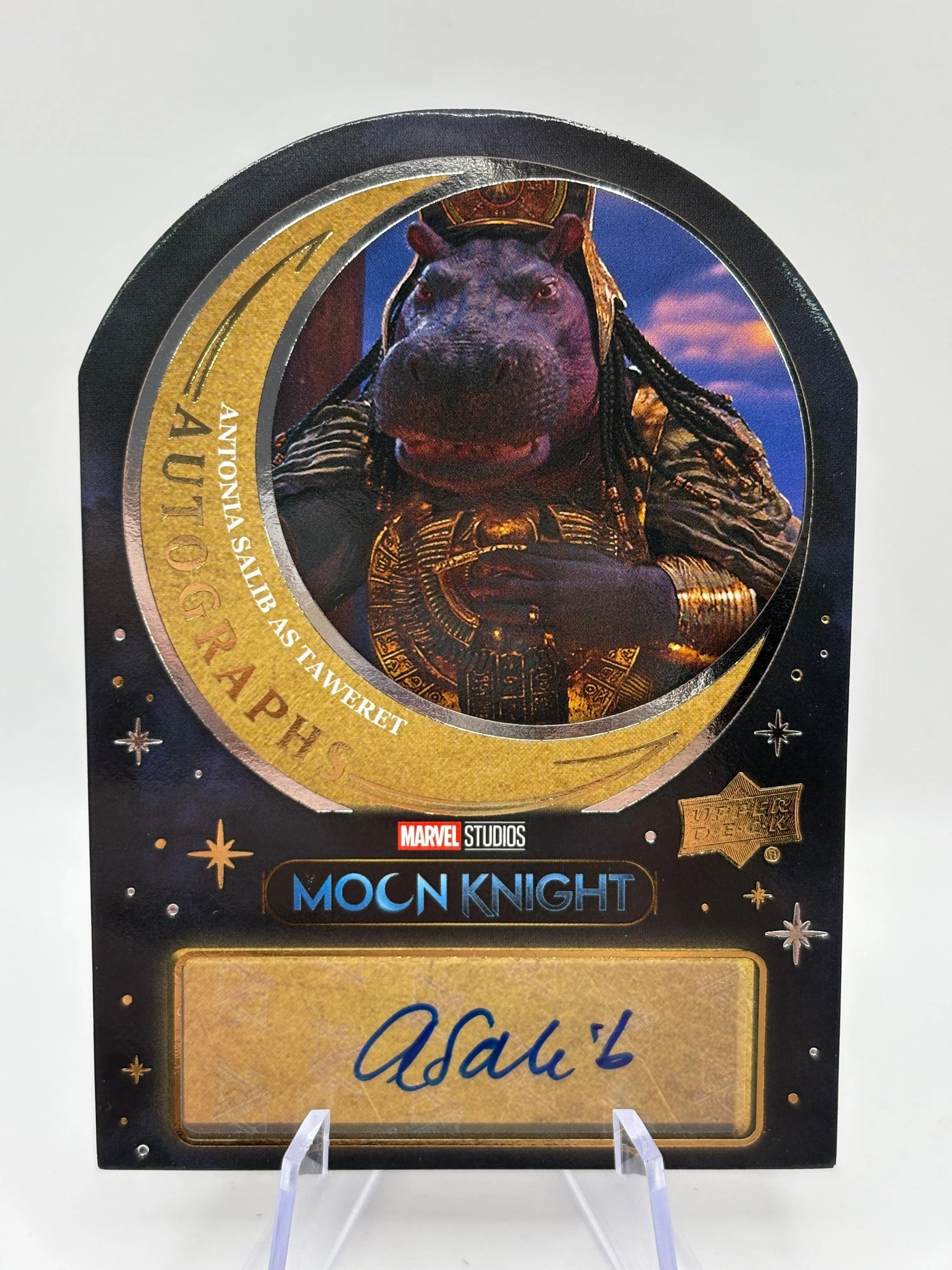 2023 Upper Deck Moon Knight Auto Antonia Salib as Taweret #MKA-TA FRENLY BRICKS - Open 7 Days