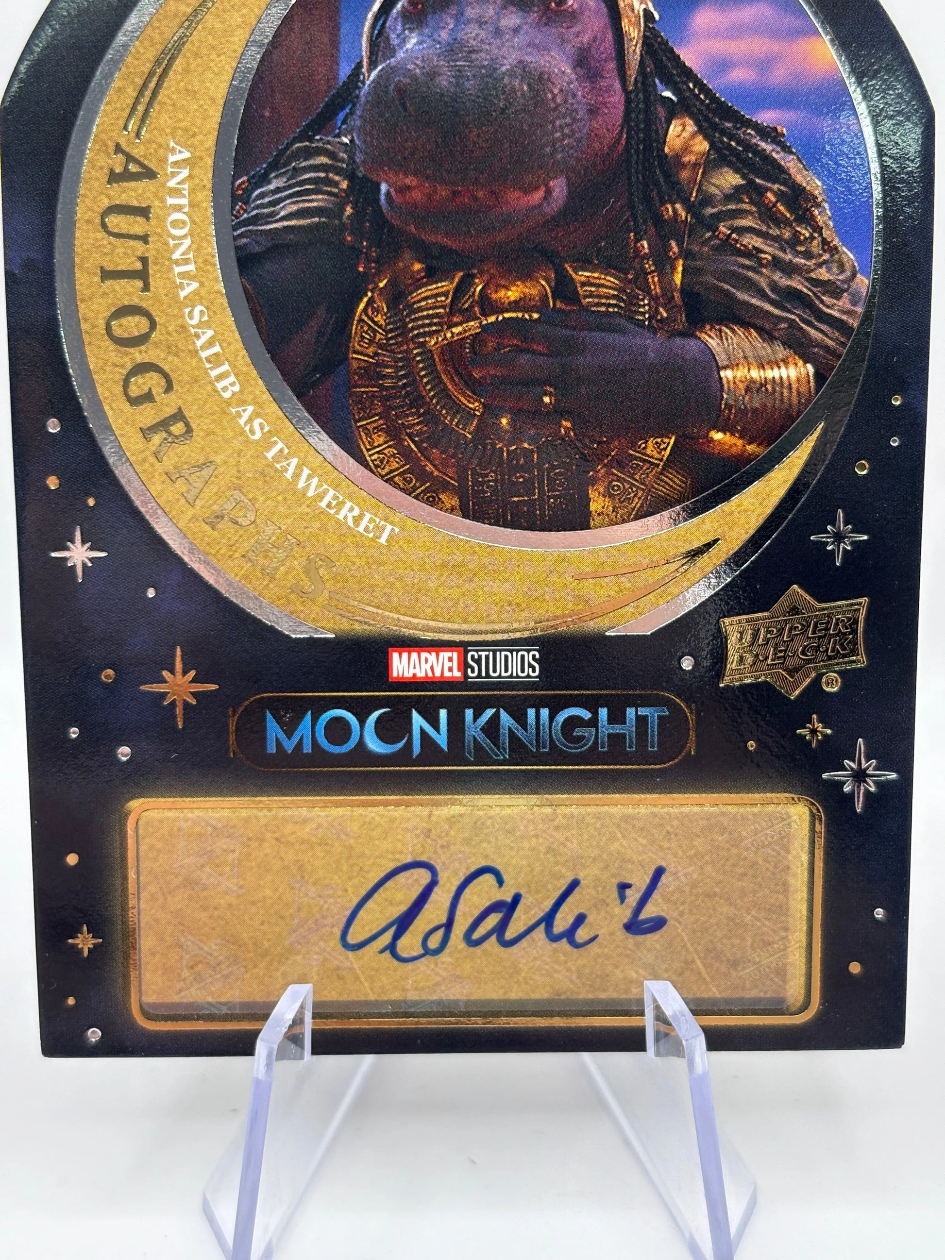 2023 Upper Deck Moon Knight Auto Antonia Salib as Taweret #MKA-TA FRENLY BRICKS - Open 7 Days