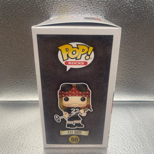 Funko Pop Rocks #50 Axl Rose Guns & Roses FRENLY BRICKS - Open 7 Days