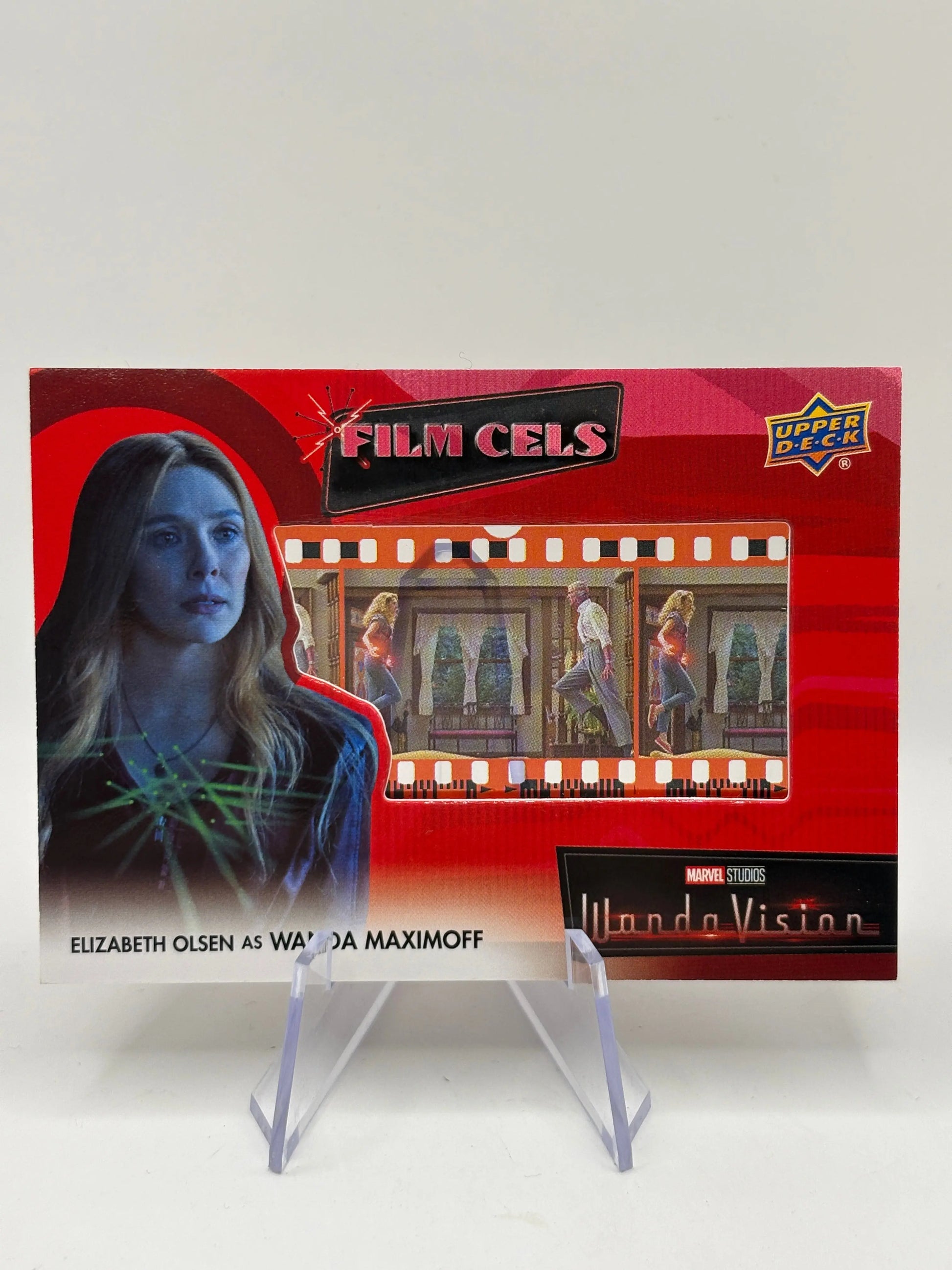 2022 Upper Deck WandaVision Film Cels 1980-6 Elizabeth Olsen as Wanda Maximoff FRENLY BRICKS - Open 7 Days