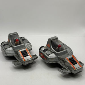 Vintage Retro Space Sled Toy Diecast Metal USAF Experimental Vehicle x 2 FRENLY BRICKS - Open 7 Days