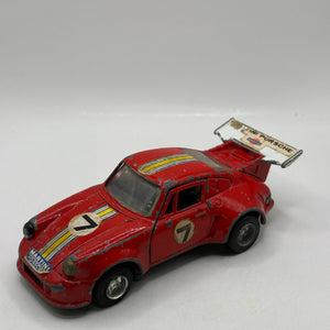 Vintage Porsche Turbo 1:37 Model Made In Hong Kong Martini Porsche Nr7 Red FRENLY BRICKS - Open 7 Days
