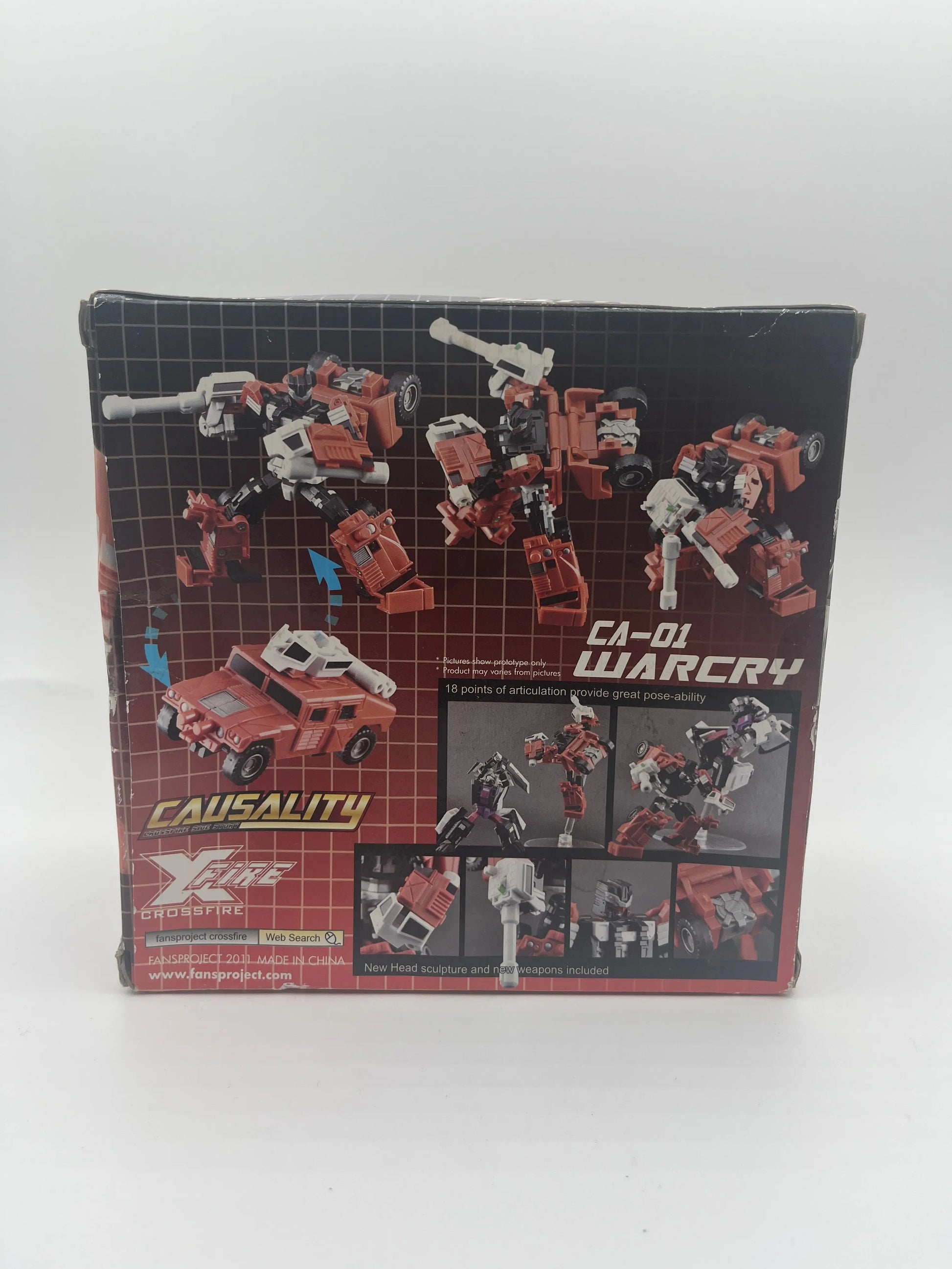 Transformers Fansproject CA-01 Warcry Causality Crossfire FRENLY BRICKS - Open 7 Days