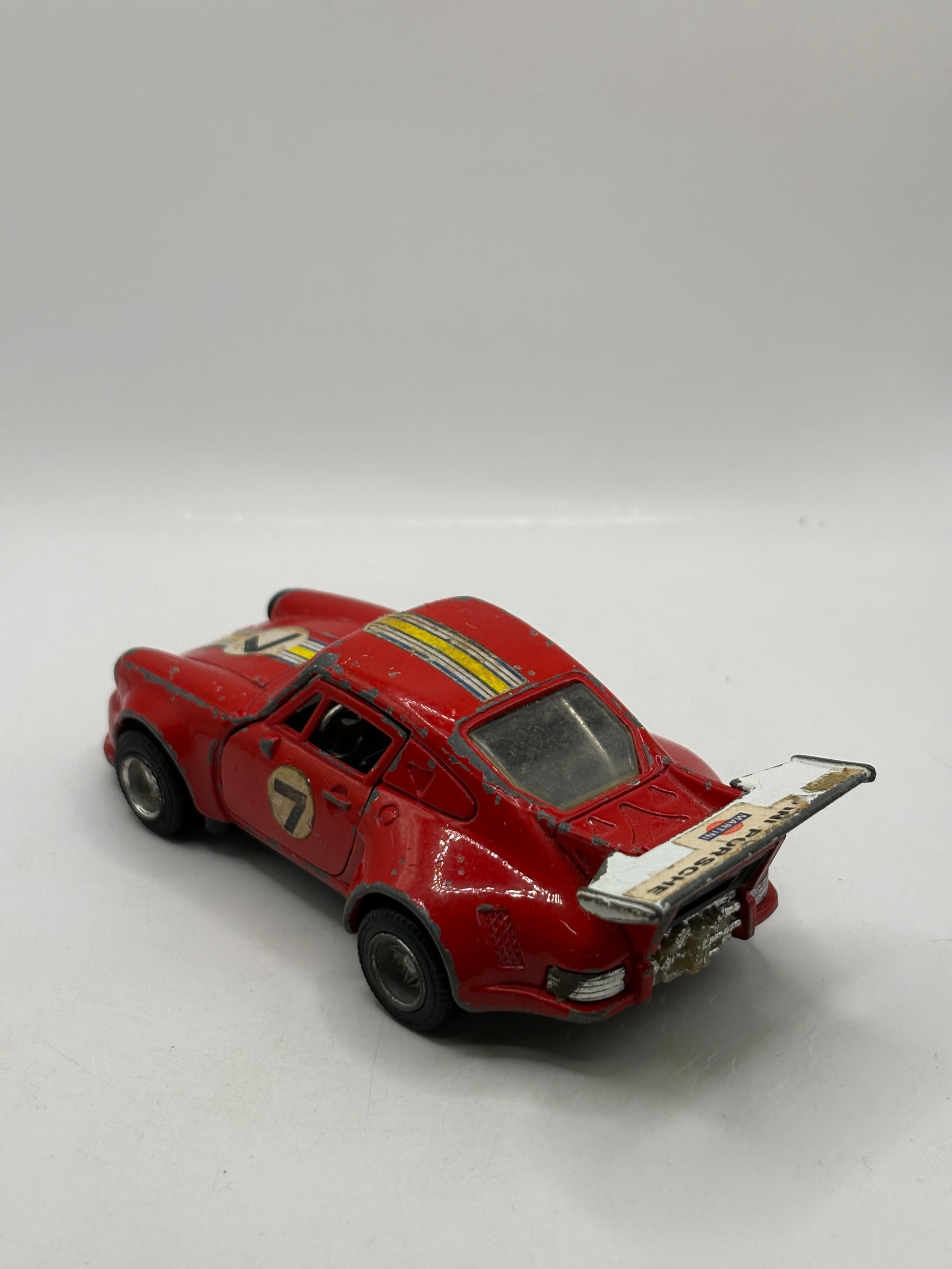 Vintage Porsche Turbo 1:37 Model Made In Hong Kong Martini Porsche Nr7 Red FRENLY BRICKS - Open 7 Days