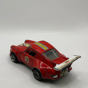 Vintage Porsche Turbo 1:37 Model Made In Hong Kong Martini Porsche Nr7 Red FRENLY BRICKS - Open 7 Days