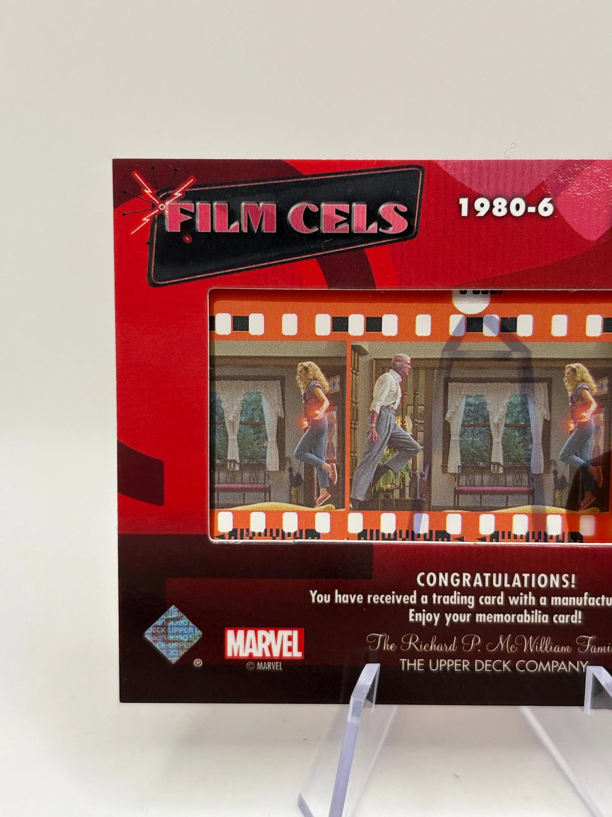 2022 Upper Deck WandaVision Film Cels 1980-6 Elizabeth Olsen as Wanda Maximoff FRENLY BRICKS - Open 7 Days