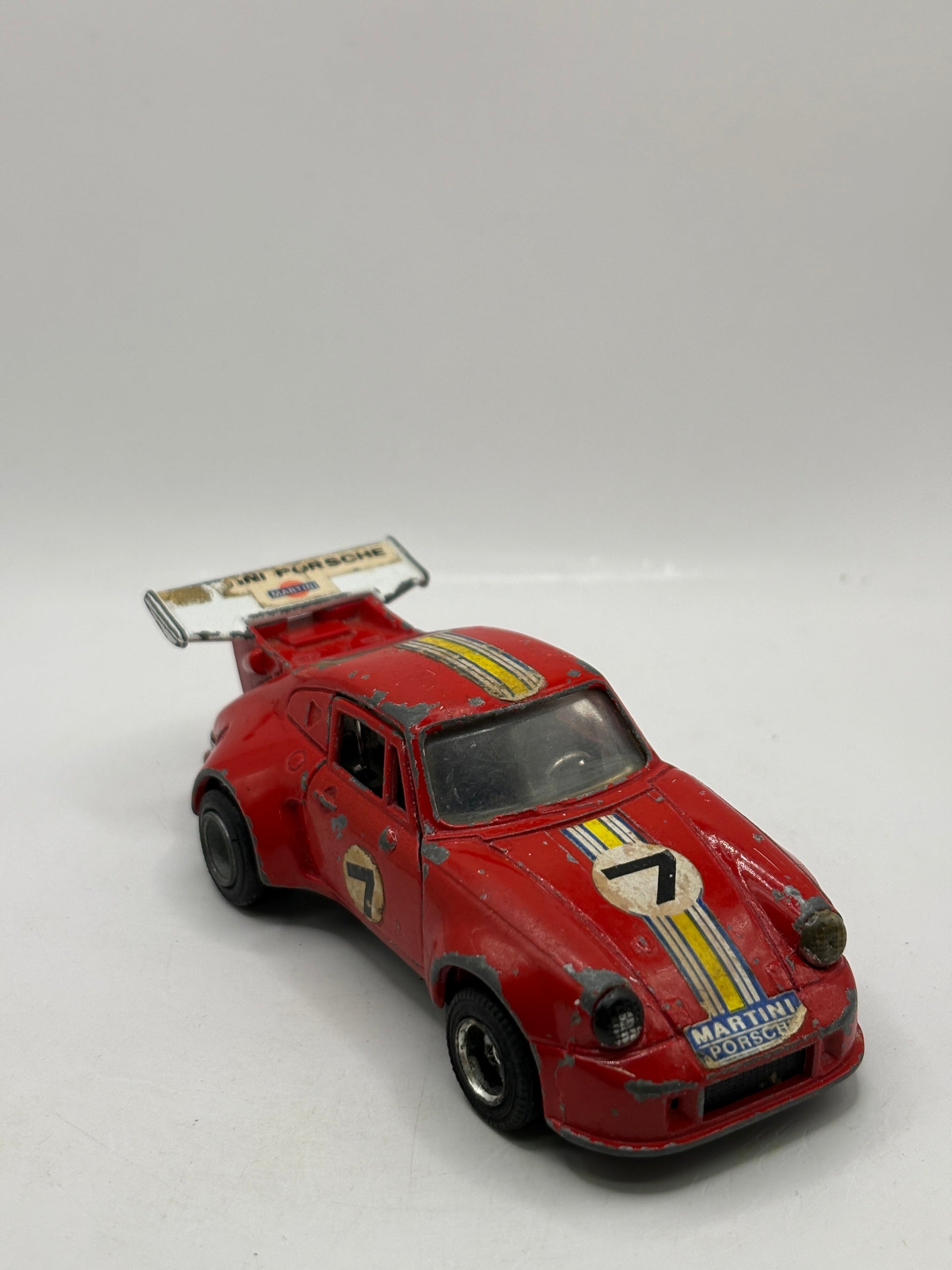 Vintage Porsche Turbo 1:37 Model Made In Hong Kong Martini Porsche Nr7 Red FRENLY BRICKS - Open 7 Days