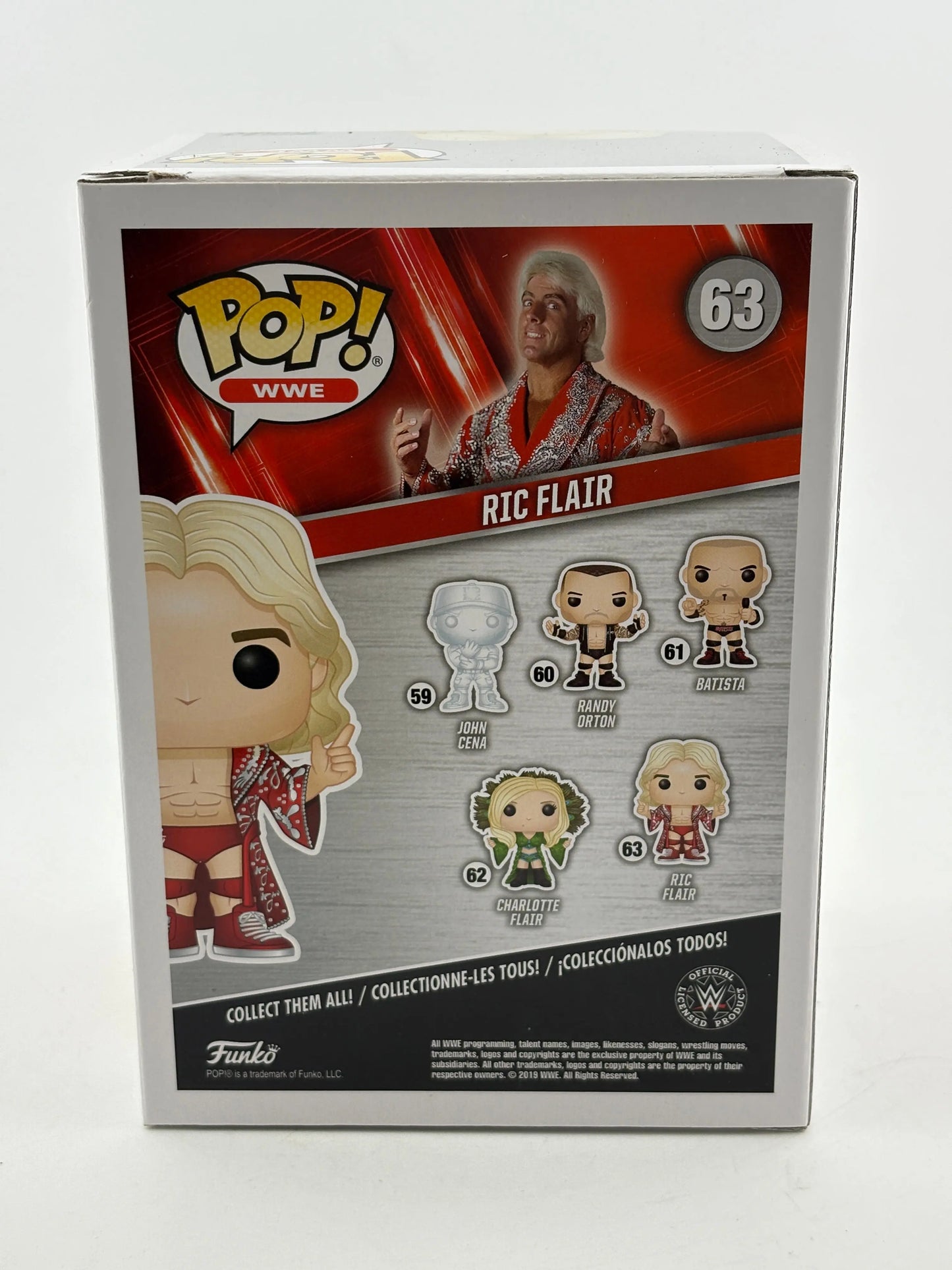 Funko POP! WWE #63 Ric Flair Vinyl Figure Signed with Photo COA FRENLY BRICKS - Open 7 Days
