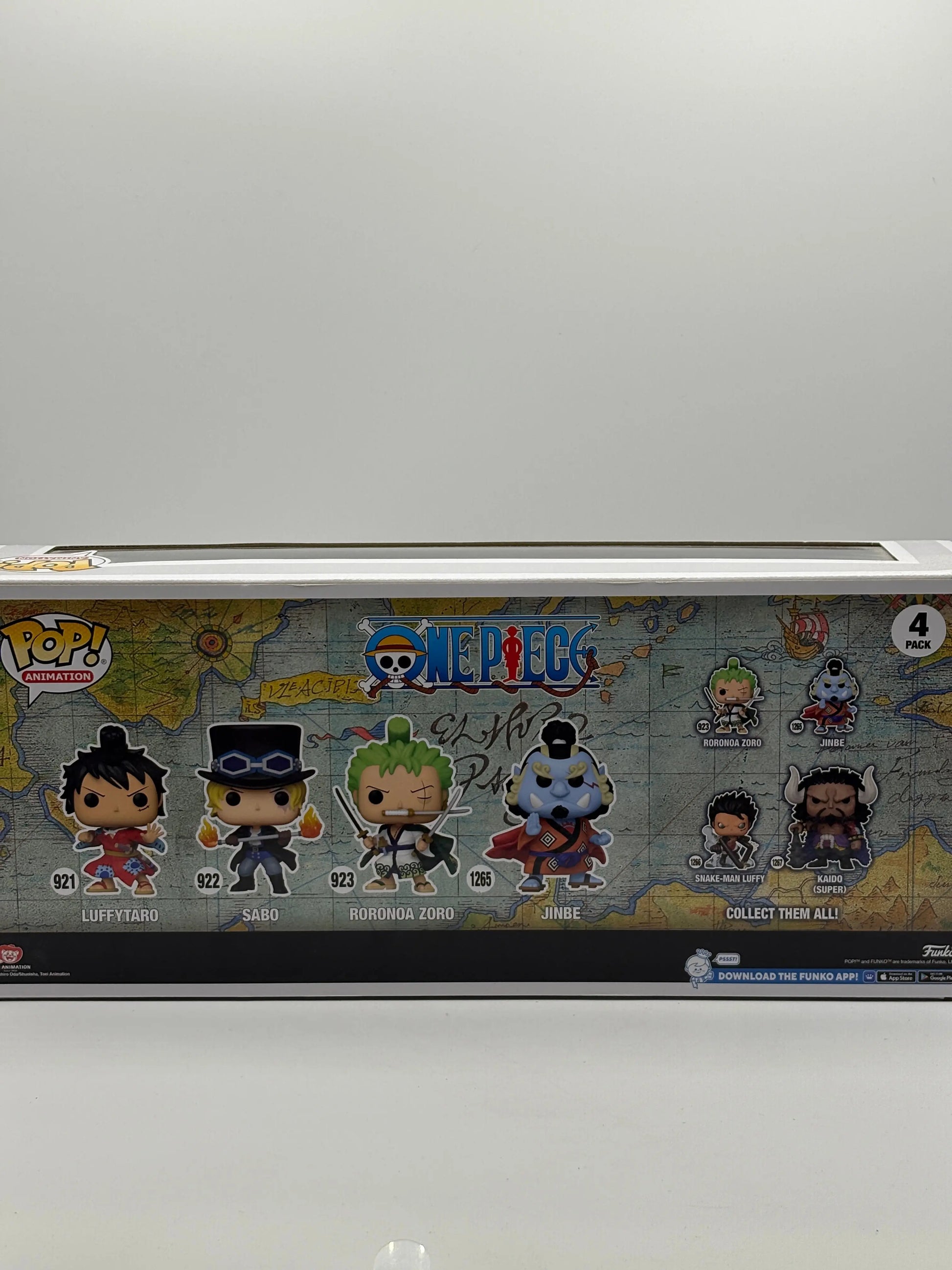 Funko Pop! One Piece Luffytaro Sabo GW Roronoa Zoro Jinbe 4 Pack Special Edition FRENLY BRICKS - Open 7 Days