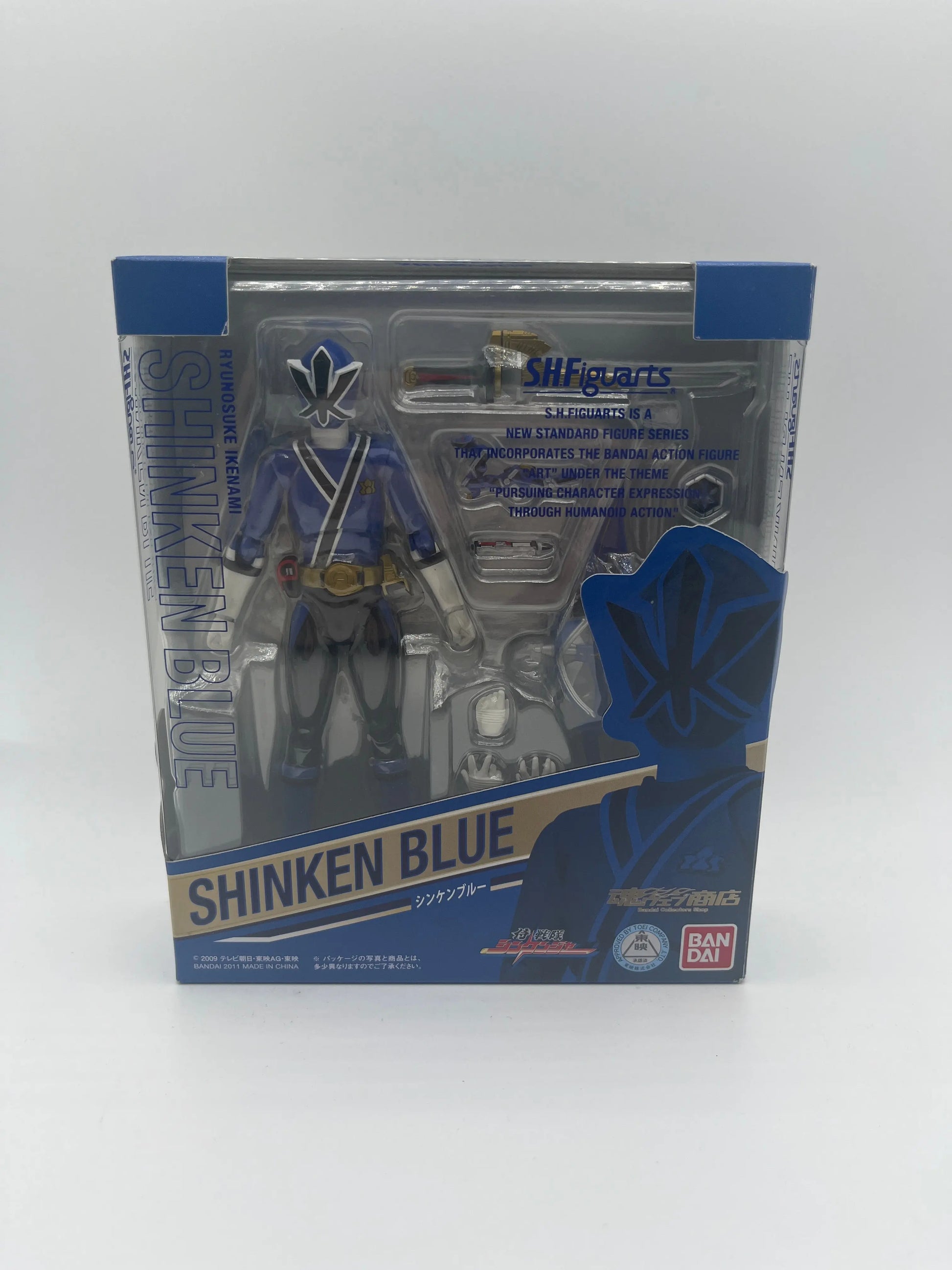 S.H. Figuarts Shinken Blue Samurai Sentai Shinkenger FRENLY BRICKS - Open 7 Days