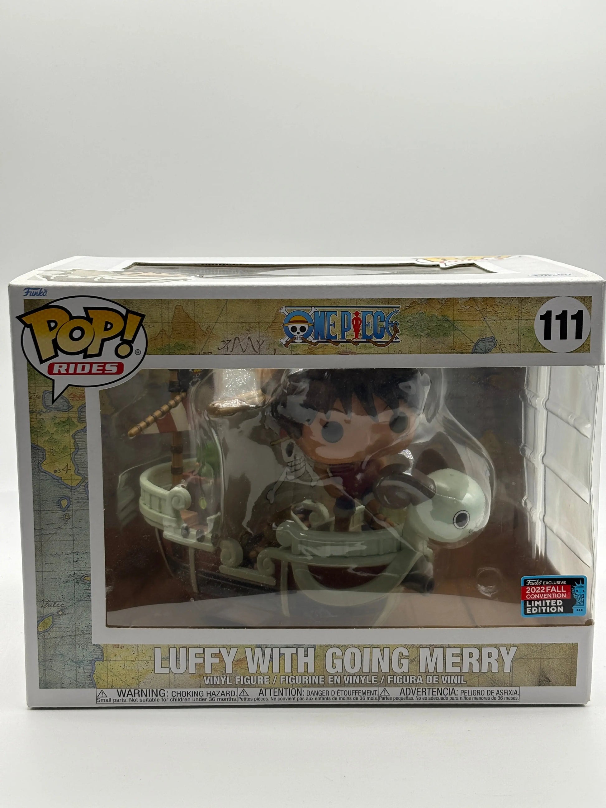 Funko POP! Rides One Piece Luffy with Going Merry #111 2020 Fall Convention FRENLY BRICKS - Open 7 Days