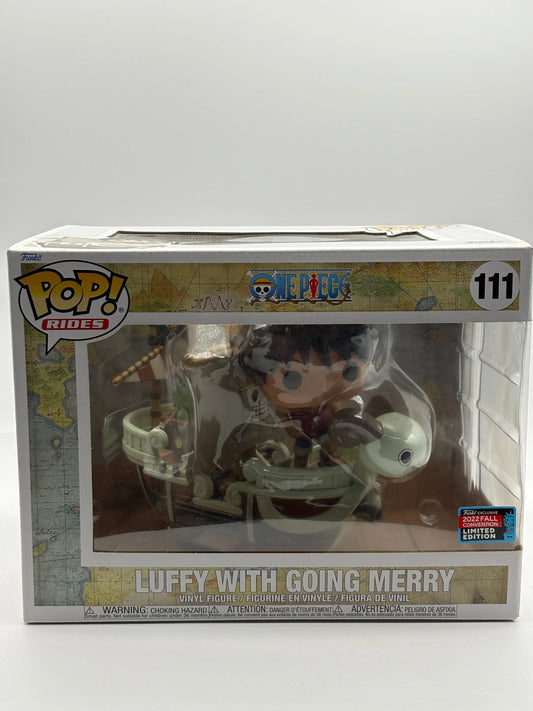 Funko POP! Rides One Piece Luffy with Going Merry #111 2020 Fall Convention FRENLY BRICKS - Open 7 Days