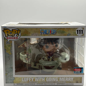 Funko POP! Rides One Piece Luffy with Going Merry #111 2020 Fall Convention FRENLY BRICKS - Open 7 Days