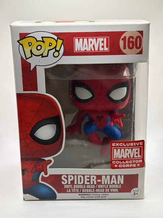Funko POP! Marvel #160 Spider-Man Exclusive Collector Corps Vinyl Bobble-Head product image