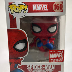 Funko POP! Marvel #160 Spider-Man Exclusive Collector Corps Vinyl Bobble-Head product image