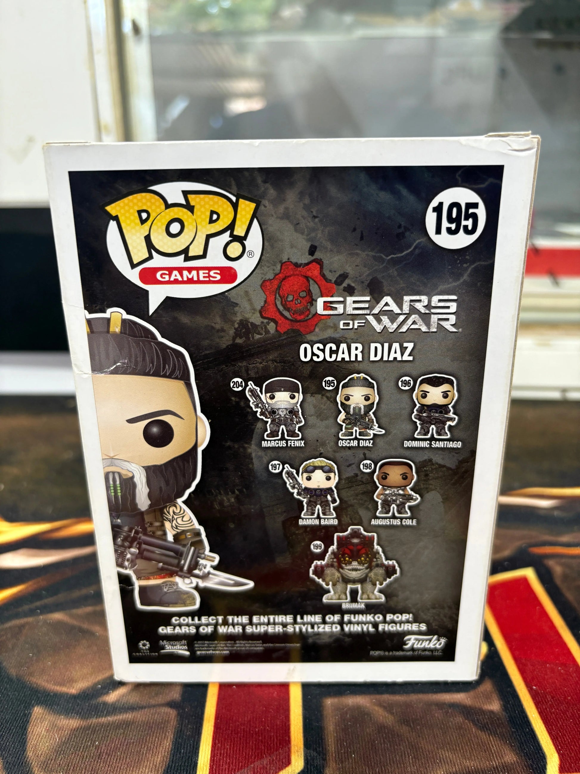 Funko POP! Games Gears of War #195 Oscar Diaz FRENLY BRICKS - Open 7 Days