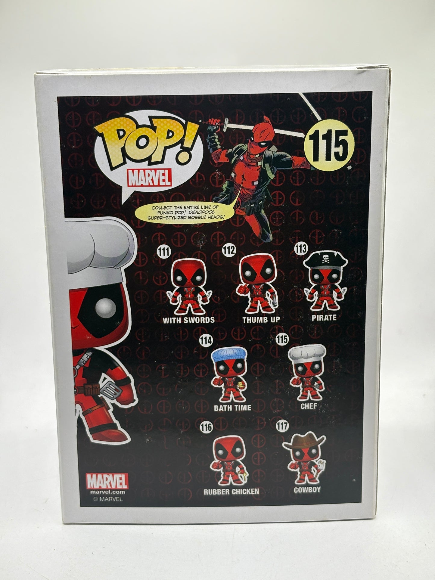 Funko POP! Marvel Deadpool #115 Deadpool 2016 NYCC Vinyl Bobble-Head image 9