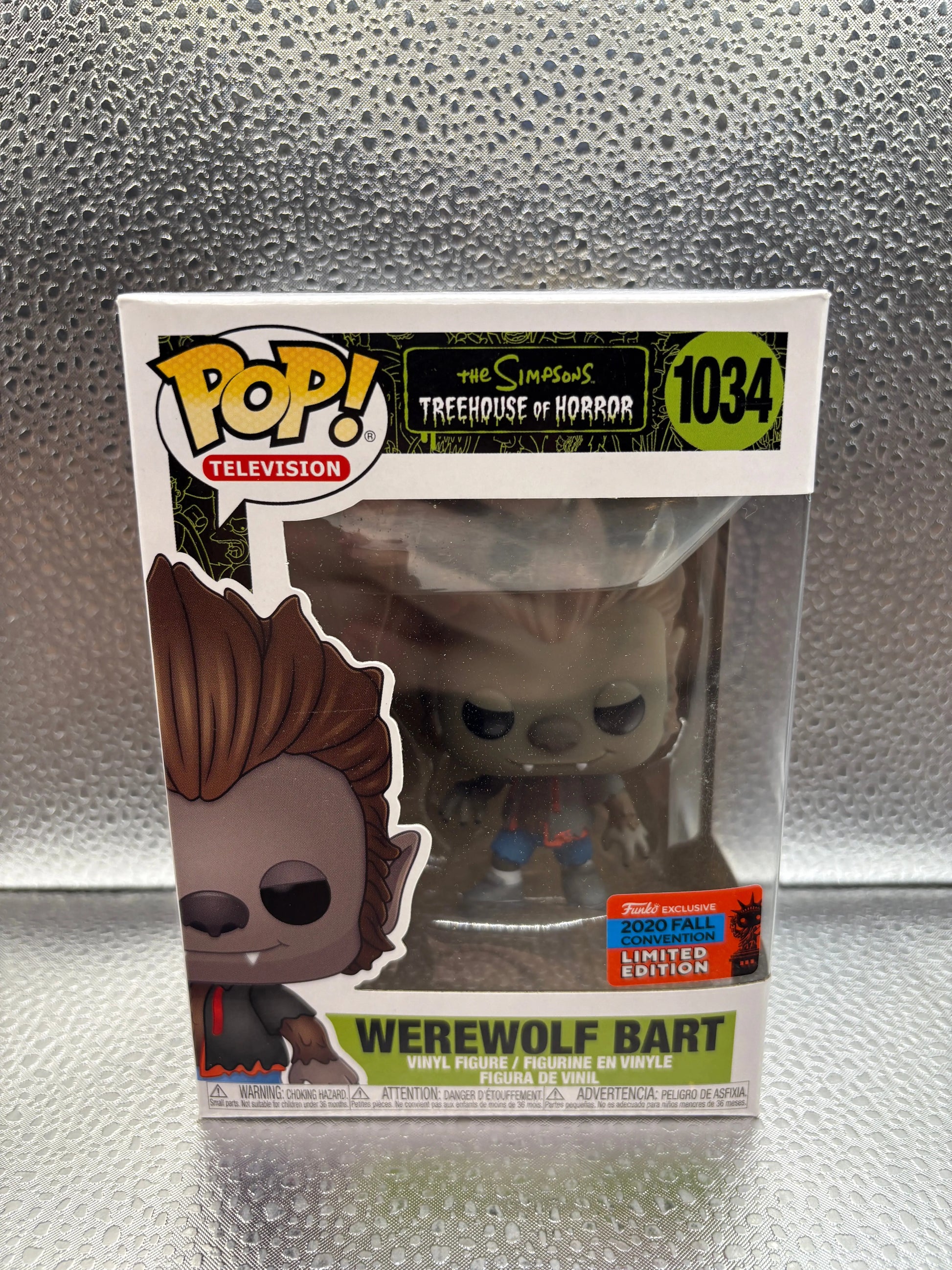 Funko Pop! Werewolf Bart #1034 The Simpsons Fall Convention 2020 Exclusive FRENLY BRICKS - Open 7 Days