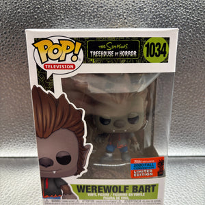 Funko Pop! Werewolf Bart #1034 The Simpsons Fall Convention 2020 Exclusive FRENLY BRICKS - Open 7 Days