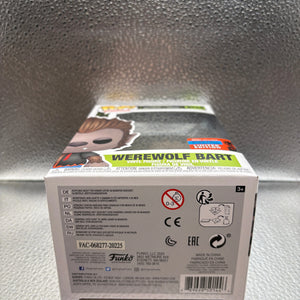 Funko Pop! Werewolf Bart #1034 The Simpsons Fall Convention 2020 Exclusive FRENLY BRICKS - Open 7 Days