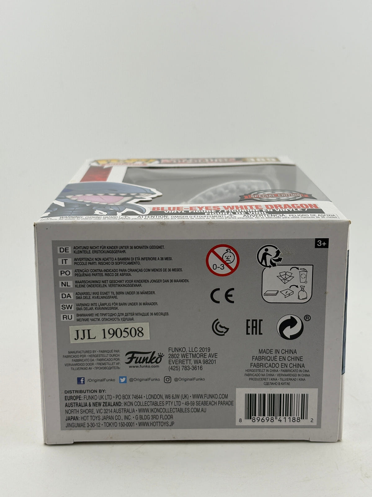 Funko POP! Animation Yu-Gi-Oh! #389 Blue-Eyes White Dragon Special Edition FRENLY BRICKS - Open 7 Days image 6