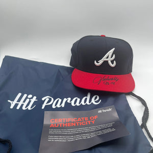 Hit Parade Atlanta Angels - John Smoltz Autographed Baseball Cap/Hat FRENLY BRICKS - Open 7 Days