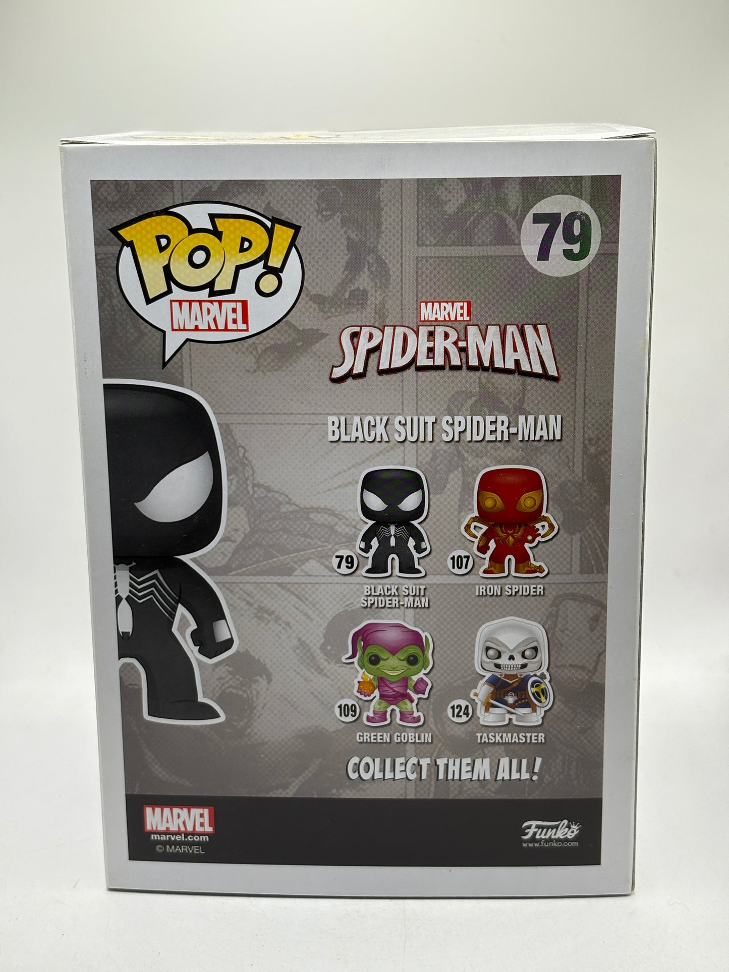 Funko POP! Marvel Spider-Man #79 Black Suit Spider-Man Glow Vinyl Bobblehead (1) image 3