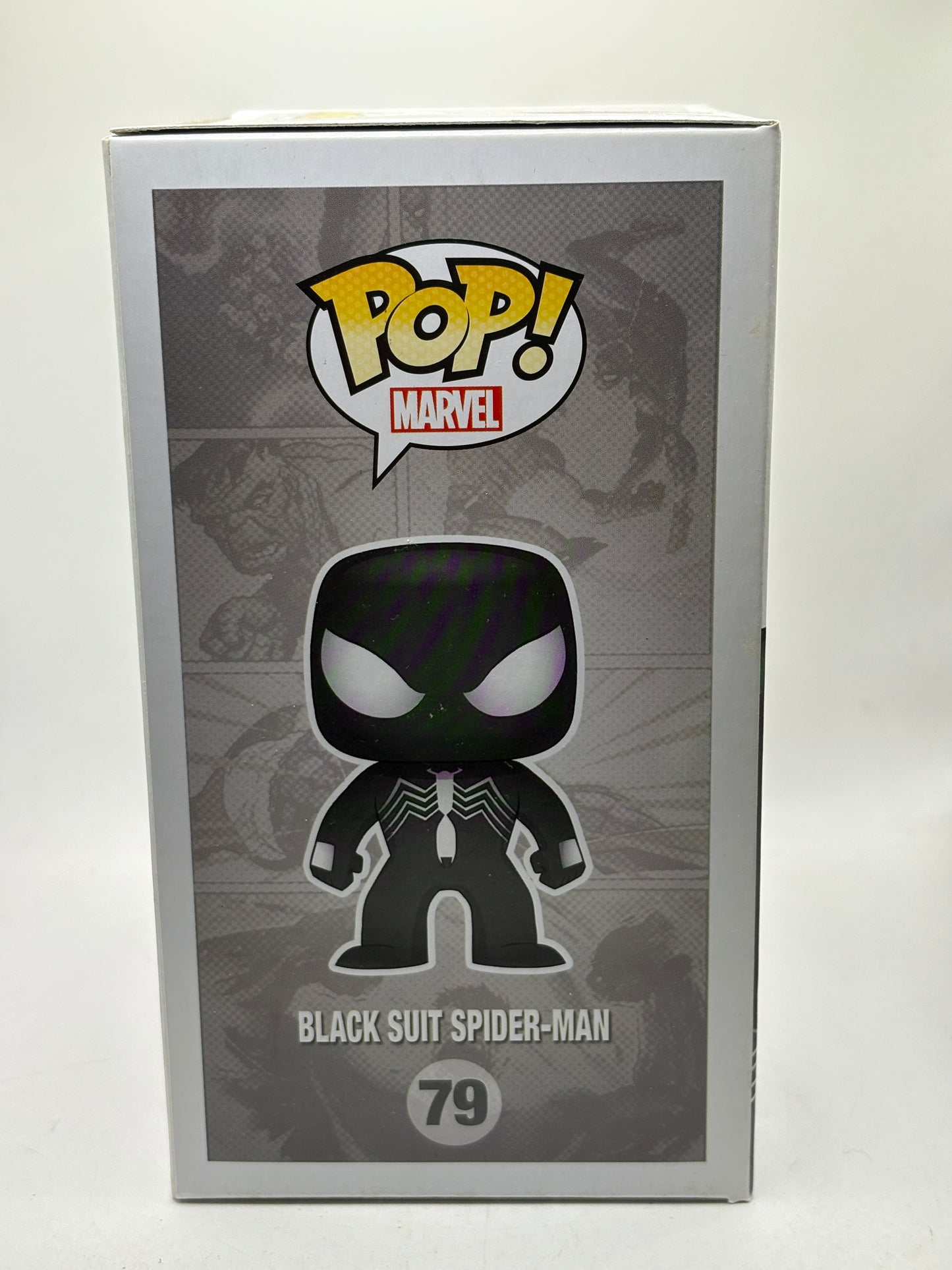 Funko POP! Marvel Spider-Man #79 Black Suit Spider-Man Glow Vinyl Bobblehead (1) image 4